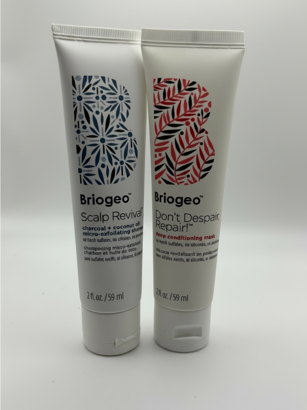 Briogeo Hair Care Travel Set Scalp Revival Shampoo & Don’t Despair Repair Mask 2